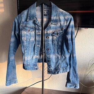 Lucky Brand Faded Blue Jean Jacket